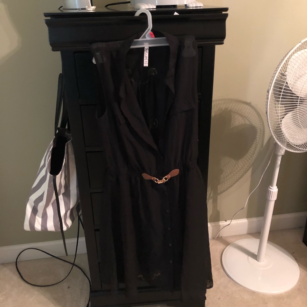 Sheer black dress